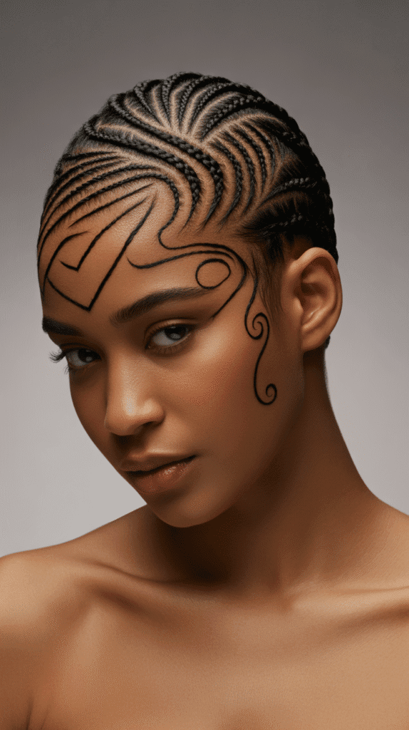 33 Trendy Winter Hairstyles for Black Women in 2025 You'll Fall in Love With 12 Cornrows in Geometric Patterns