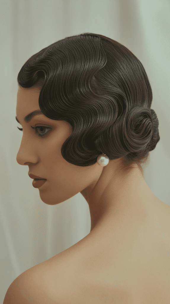 33 Elegant 1930s Updo Hairstyles for Long Hair You Must Try 23 Reverse Roll Updo