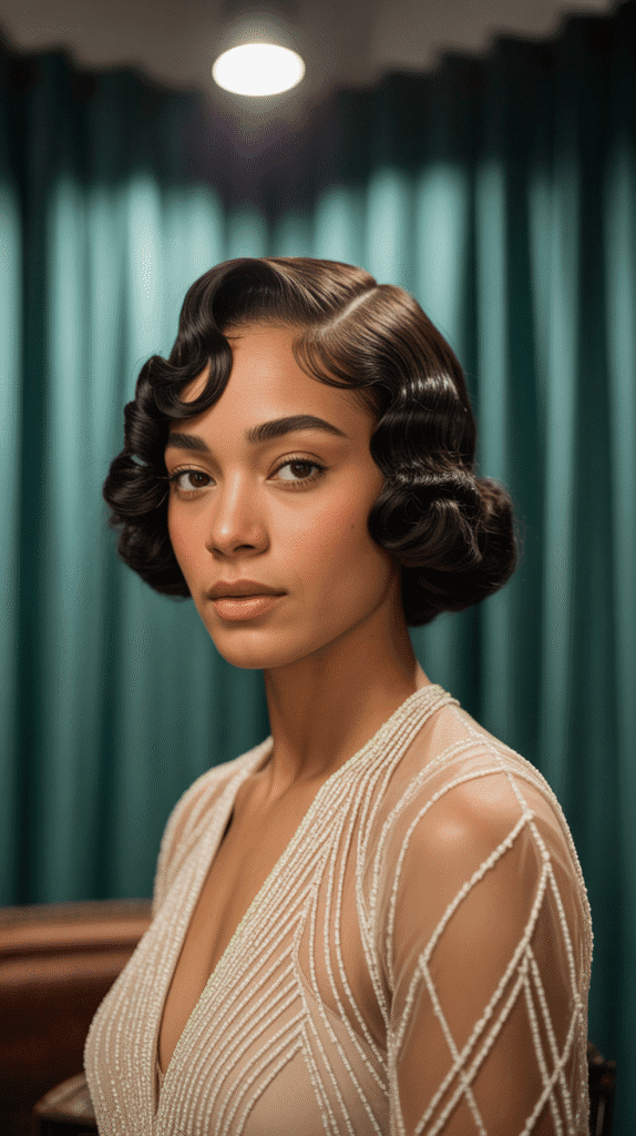 30 Beautiful 1930s Hairstyles for Black Women That Inspire Grace 7 Short Cropped Waves