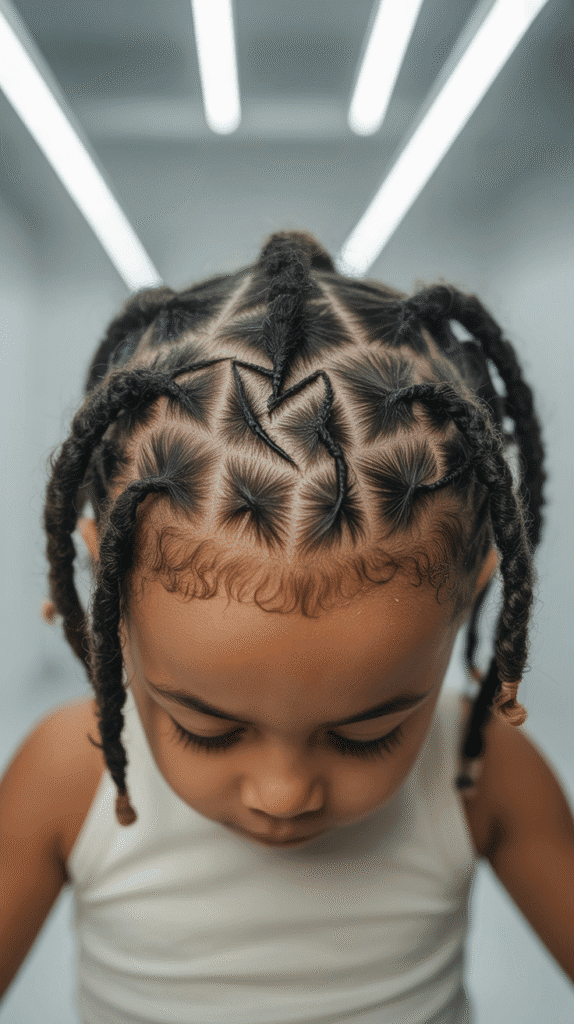 37 Adorable Dreadlock Styles for Kids That Are Easy & Cute 10 Zigzag Part Dreads