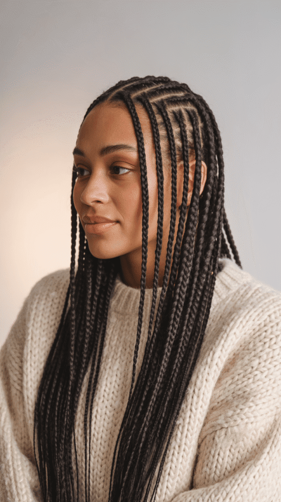 33 Trendy Winter Hairstyles for Black Women in 2025 You'll Fall in Love With 31 Feed-in Braids