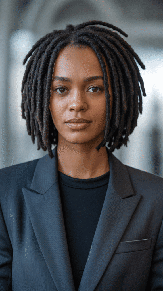 33 Trendy Dreadlock Styles for Ladies to Try This Year 24 Loc Bob Cut