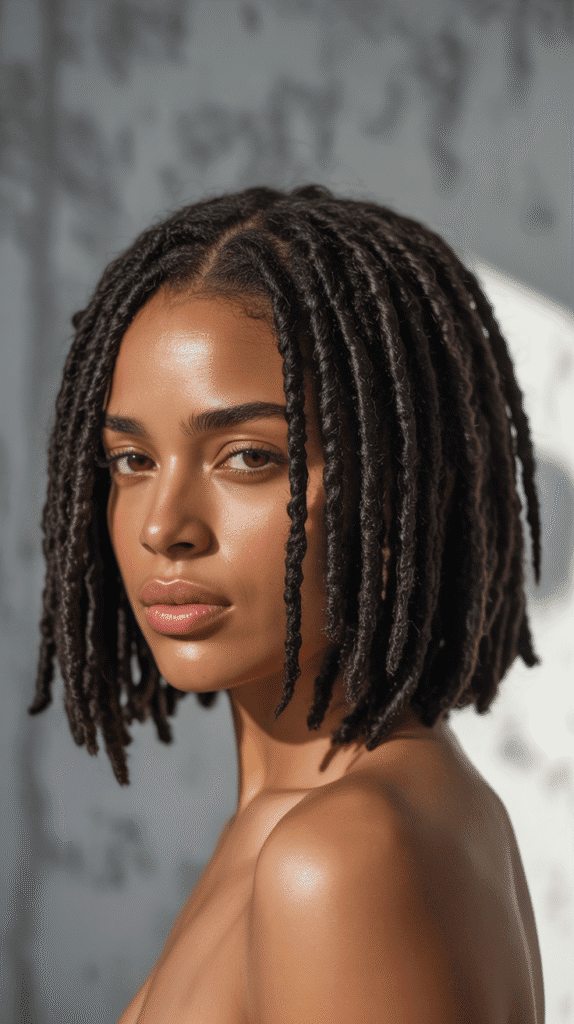 33 Chic Short Dreadlock Styles for Ladies That Stay in Style 7 Micro Locs Bob