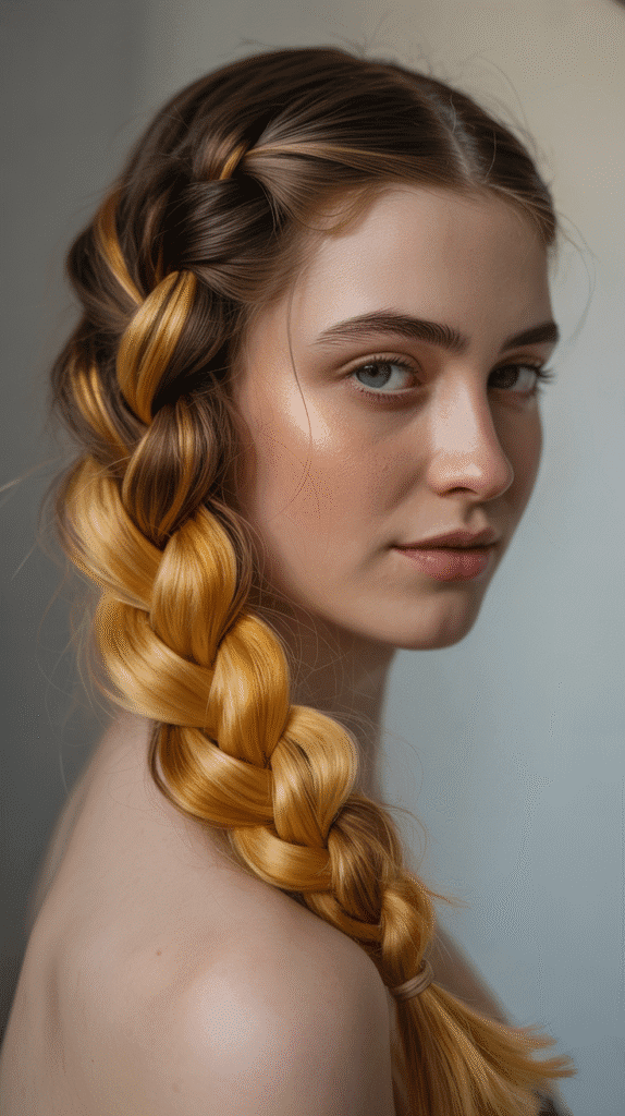33 Trendy French Braided Hairstyles with a Chic Twist 32 French Braid with Ombré Highlighting