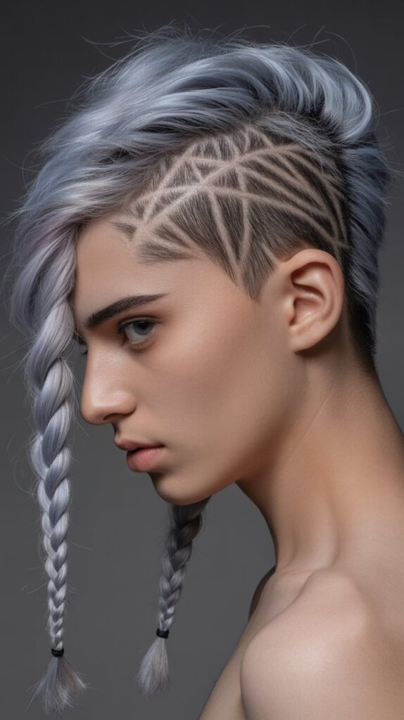 33 Trendy French Braided Hairstyles with a Chic Twist 10 French Braid with Undercut Reveal