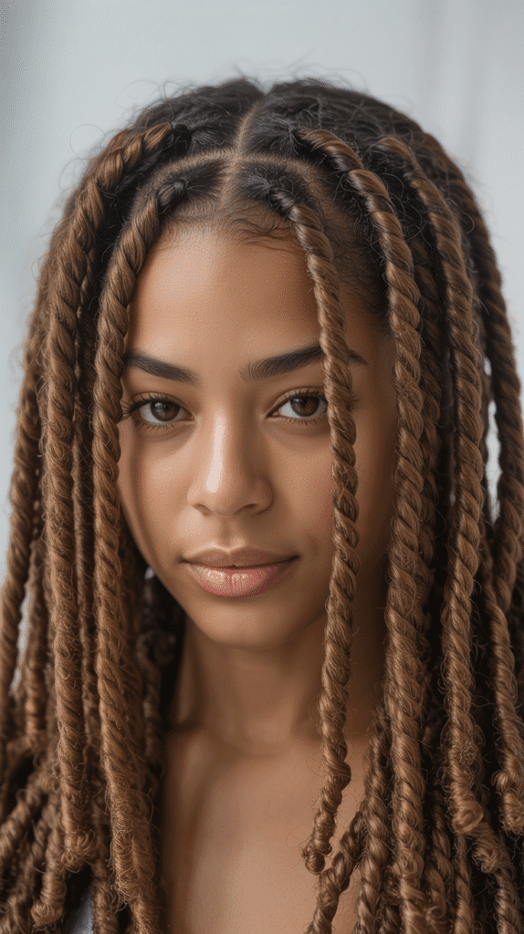 33 Latest Dreadlock Styles 2025 That Are Setting Trends 6 Starter Locs with Two-Strand Twists