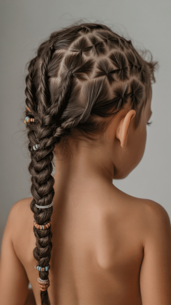 30 Latest Dreadlock Styles for Kids That Are Adorable 6 Braided Loc Ponytail