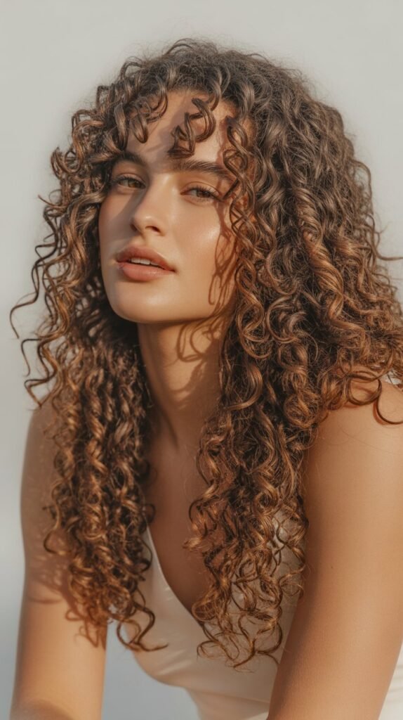 27 Gorgeous Easy Hairstyles for Curly Long Hair That Celebrate Natural Volume