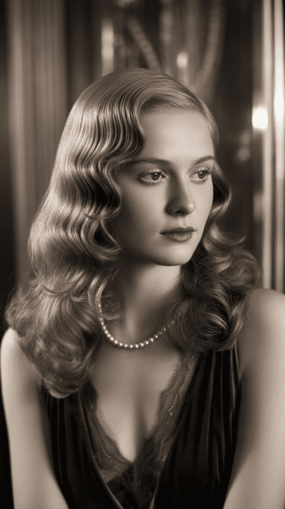 30 Elegant 1930s Hairstyles for Long Hair You'll Fall in Love With 21 Crimped Waves