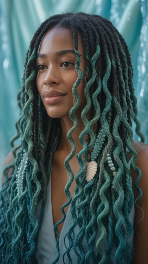 Mermaid Wave Faux Locs
