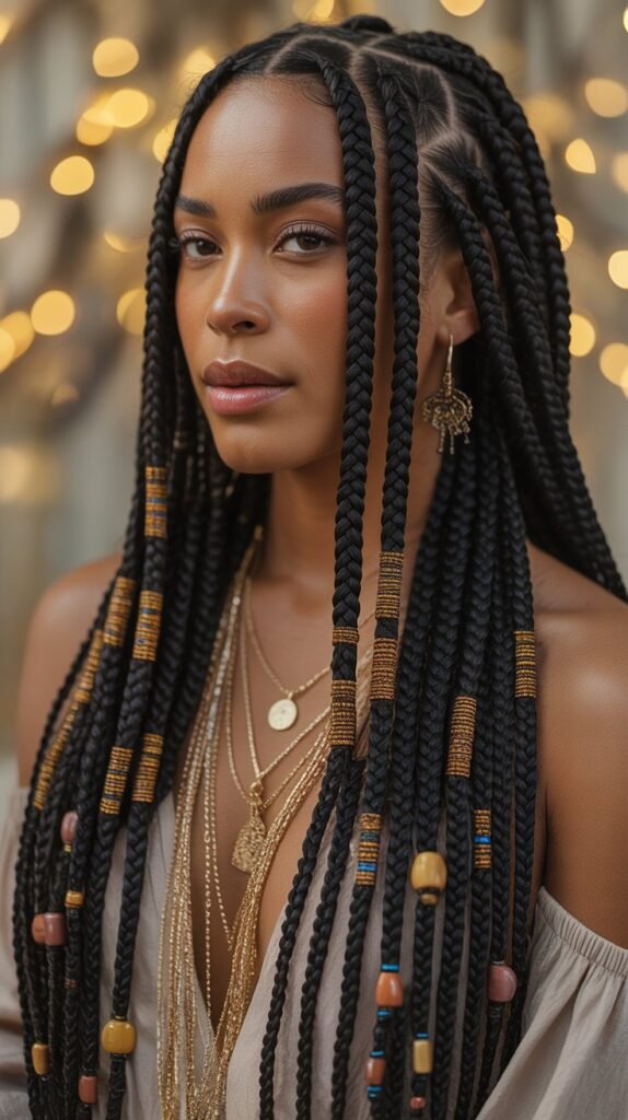Bohemian Box Braids