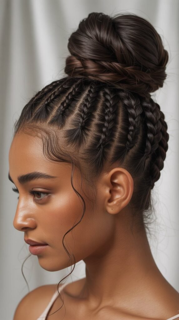 Braided Ballerina Bun