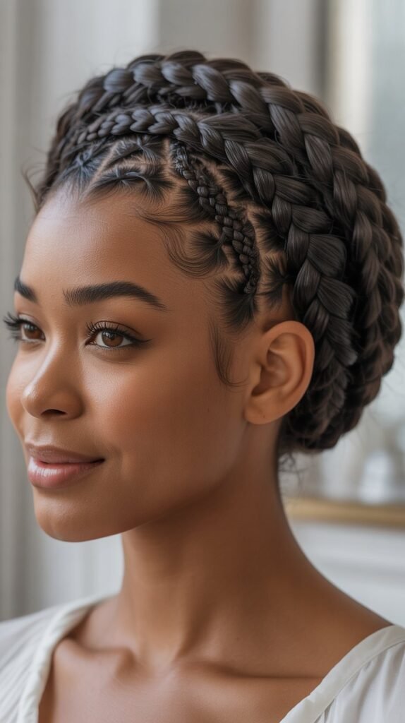 Classic Halo Crown Braid