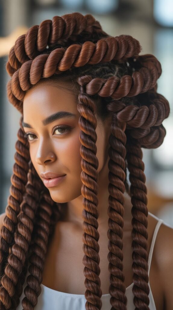 Chunky Rope Twists for Quick Installation