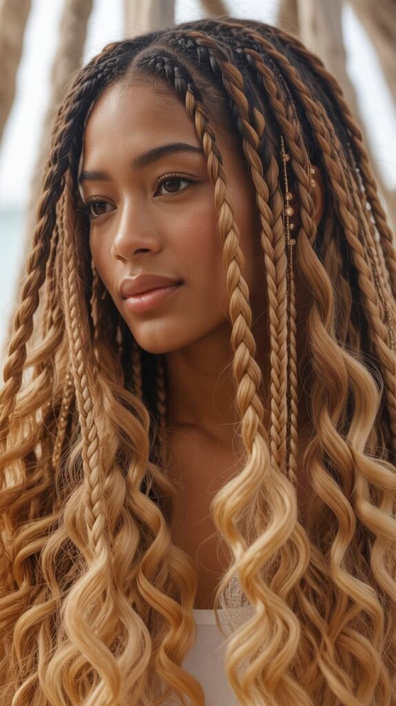 Ombre Boho Braids