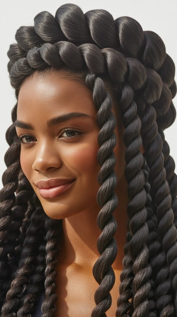 Twisted Crown Halo Style