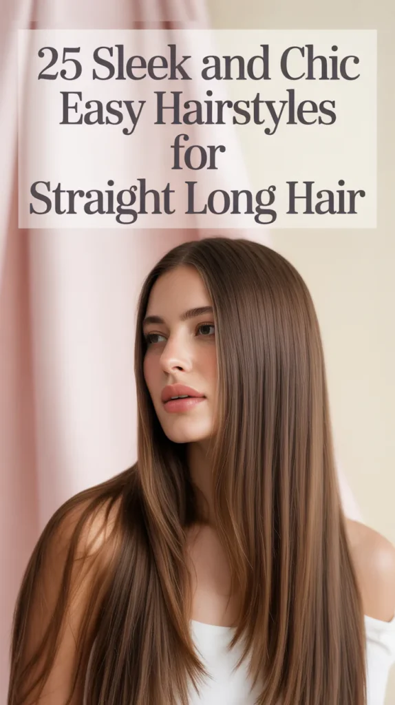 Sleek and Chic Easy Hairstyles for Straight Long Hair