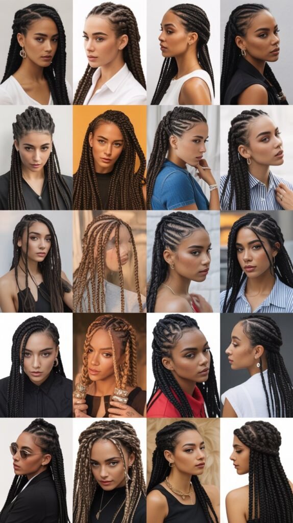 27 Gorgeous Long Braided Hairstyles for Black Women