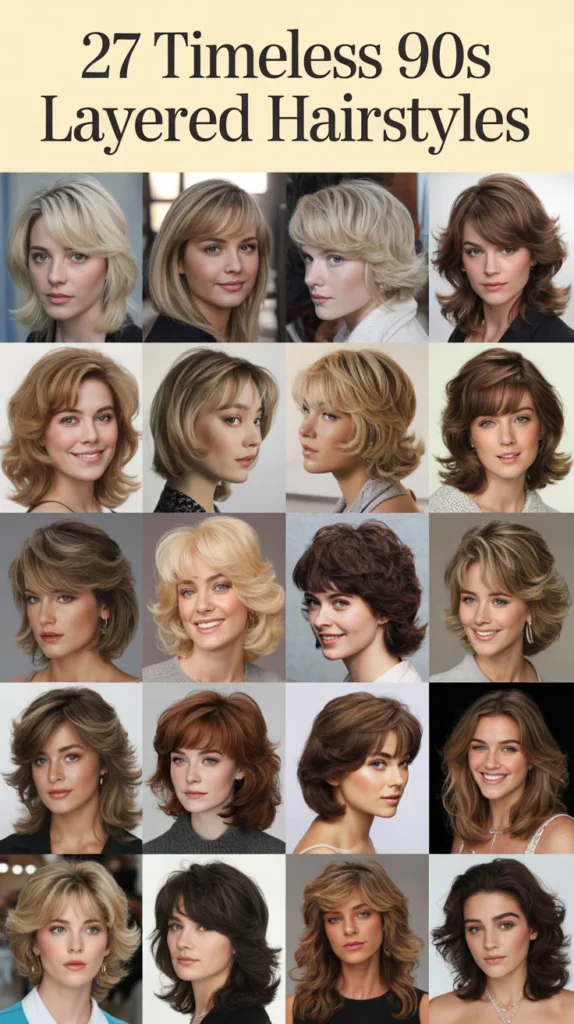 Timeless 90s Layered Hairstyles