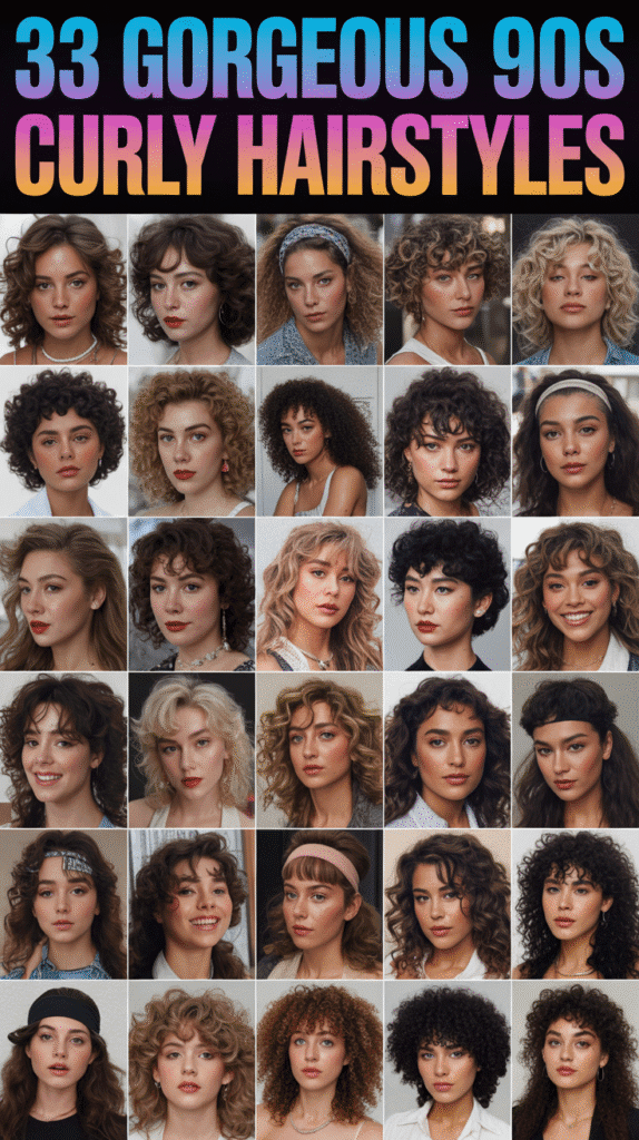 Gorgeous 90s Curly Hairstyles