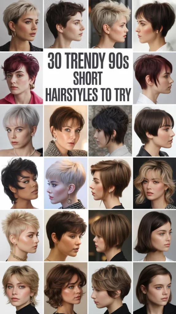 Trendy 90s Short Hairstyles to Try