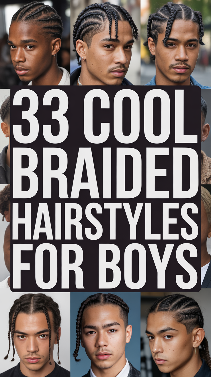Cool Braided Hairstyles for Boys