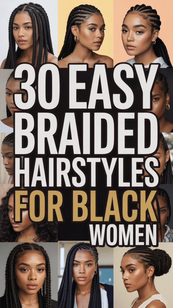 Easy Braided Hairstyles for Black Women