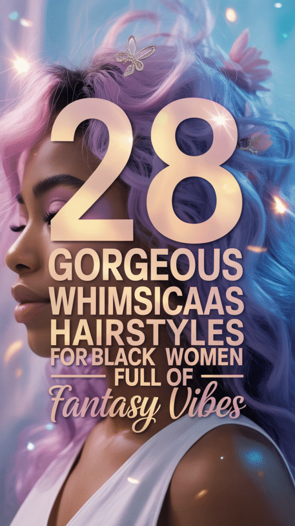 28 Gorgeous Whimsical Hairstyles for Black Women Full of Fantasy Vibes Gorgeous Whimsical Hairstyles for Black Women Full of Fantasy Vibes