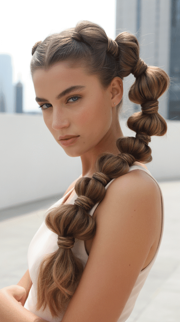 37 Easy Hairstyles to Keep Hair Out of Your Face 31 Knotted Ponytail