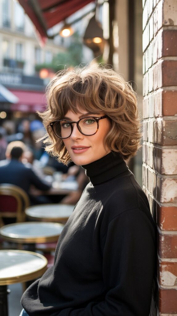27 Modern French Short Hairstyles That Are Parisian-Approved 5 The Textured Shag Cut