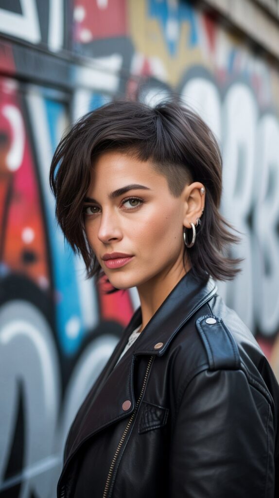 27 Modern French Short Hairstyles That Are Parisian-Approved 19 The French Mullet (Modern Version)