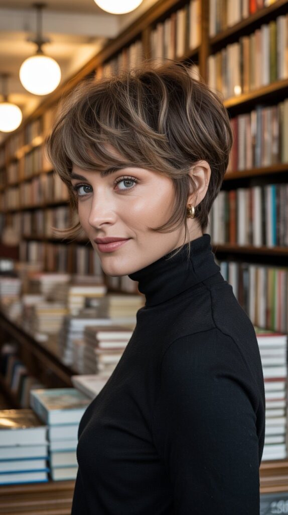 27 Modern French Short Hairstyles That Are Parisian-Approved 20 The Pixie Bob Hybrid