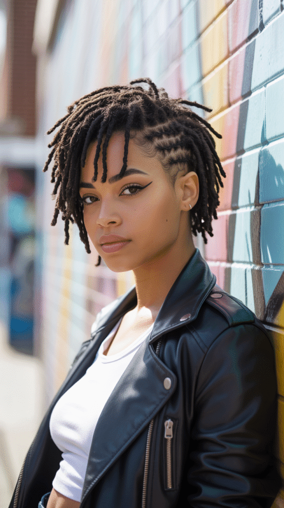 27 Latest Short Dreadlock Styles That Are Easy and Stylish 9 Short Locs with High Top