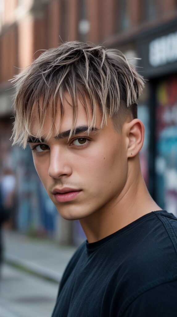 30 Latest French Hairstyles for Men That Exude Style 19 Choppy French Fringe