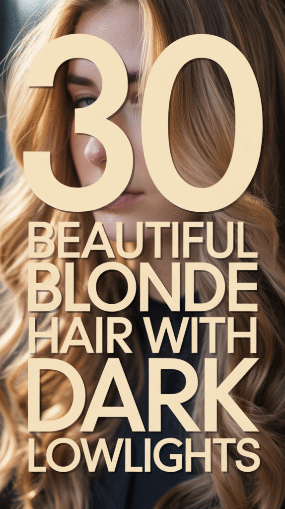 Beautiful Blonde Hair with Dark Lowlights