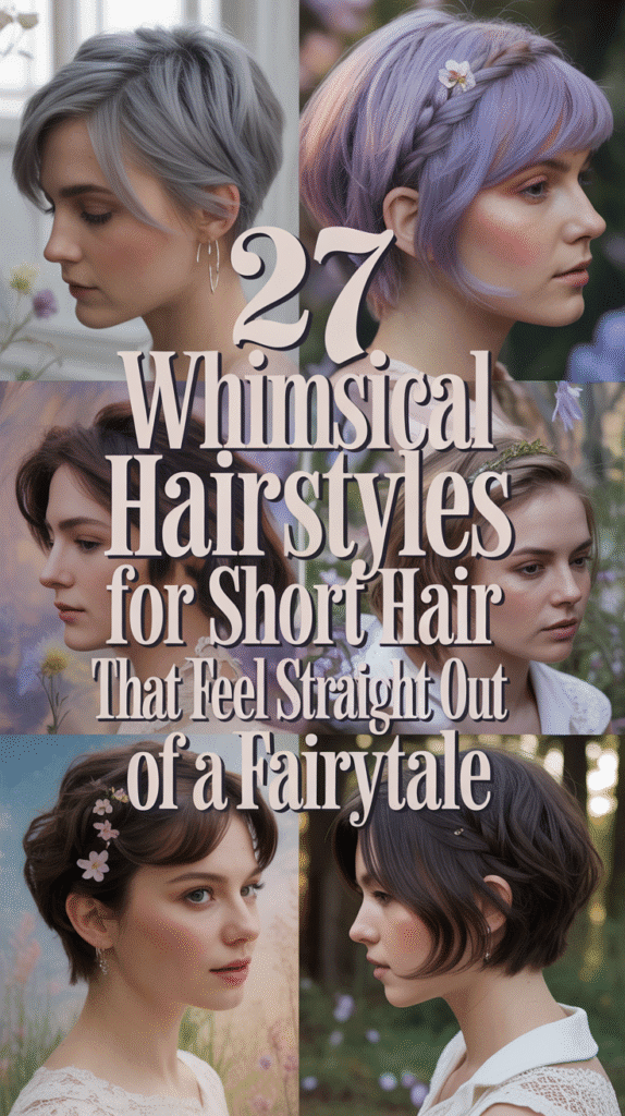 27 Whimsical Hairstyles for Short Hair That Feel Straight Out of a Fairytale Whimsical Hairstyles for Short Hair That Feel Straight Out of a Fairytale