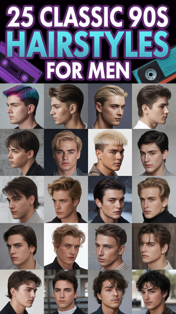 Classic 90s Hairstyles for Men