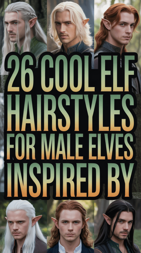 26 Cool Elf Hairstyles for Male Elves Inspired by Fantasy Worlds Cool Elf Hairstyles for Male Elves Inspired by