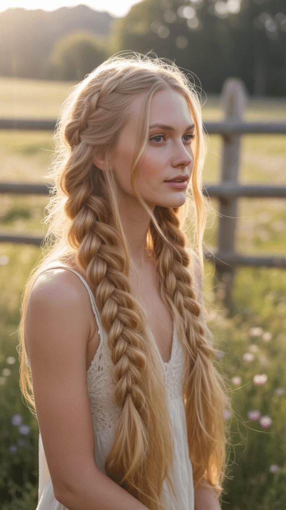 33 Chic French Hairstyles for Long Hair That Feel Romantic and Timeless 13 French Fishtail Braid