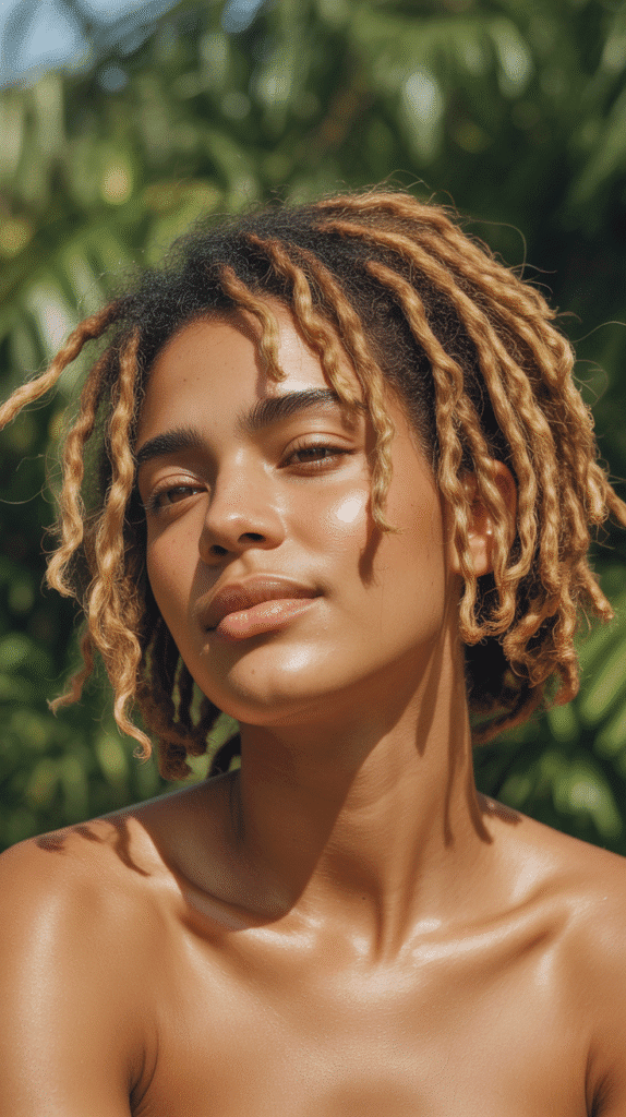 33 Chic Short Dreadlock Styles for Ladies That Stay in Style 6 Freeform Short Locs