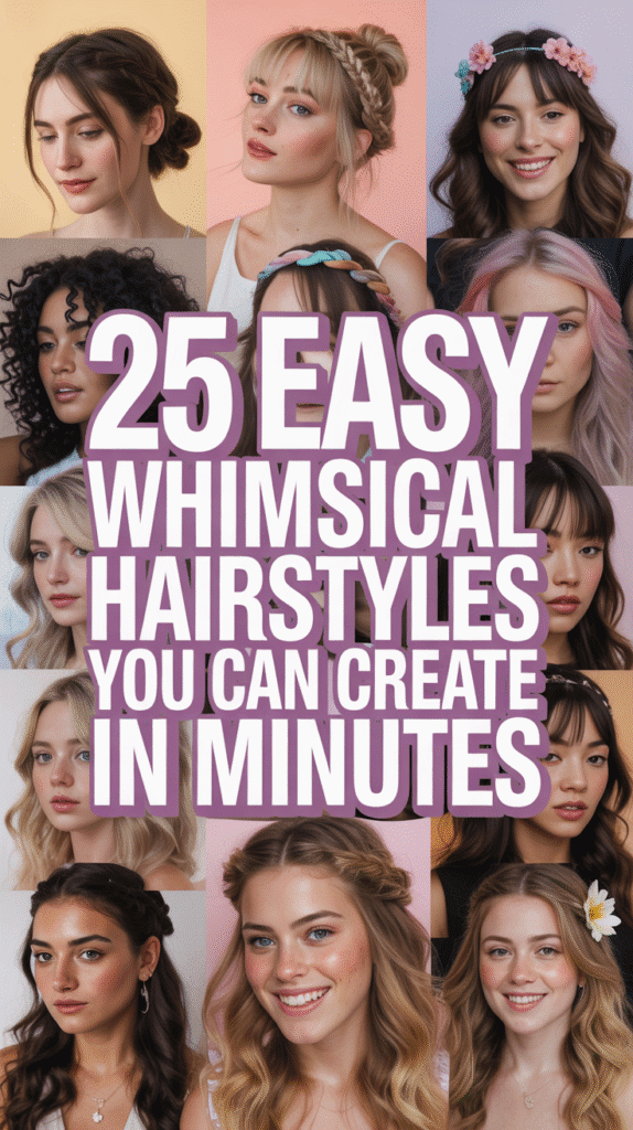 25 Easy Whimsical Hairstyles You Can Create in Minutes Easy Whimsical Hairstyles You Can Create in Minutes