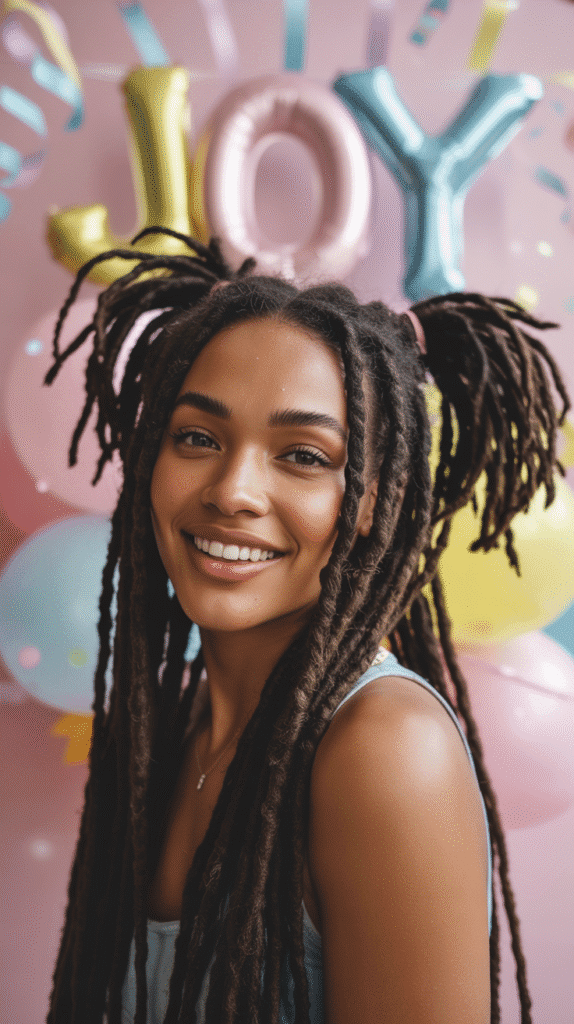 37 Best Dreadlock Styles for Black Women That Slay Every Look 20 Loc Pigtails