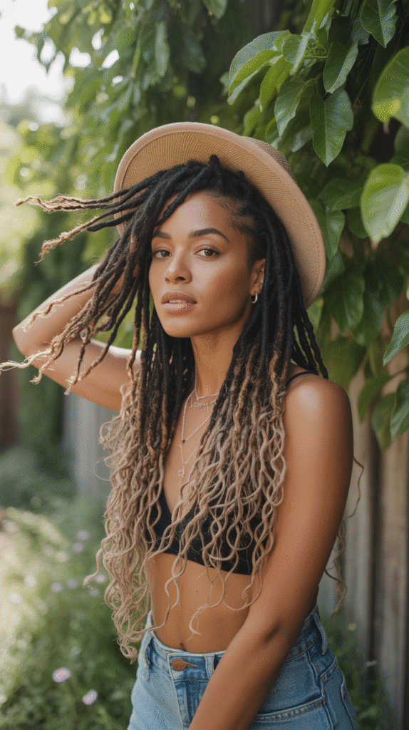 30 Chic Dreadlock Styles for Black Women 2025 You'll Love 28 Passion Twists Locs Hybrid