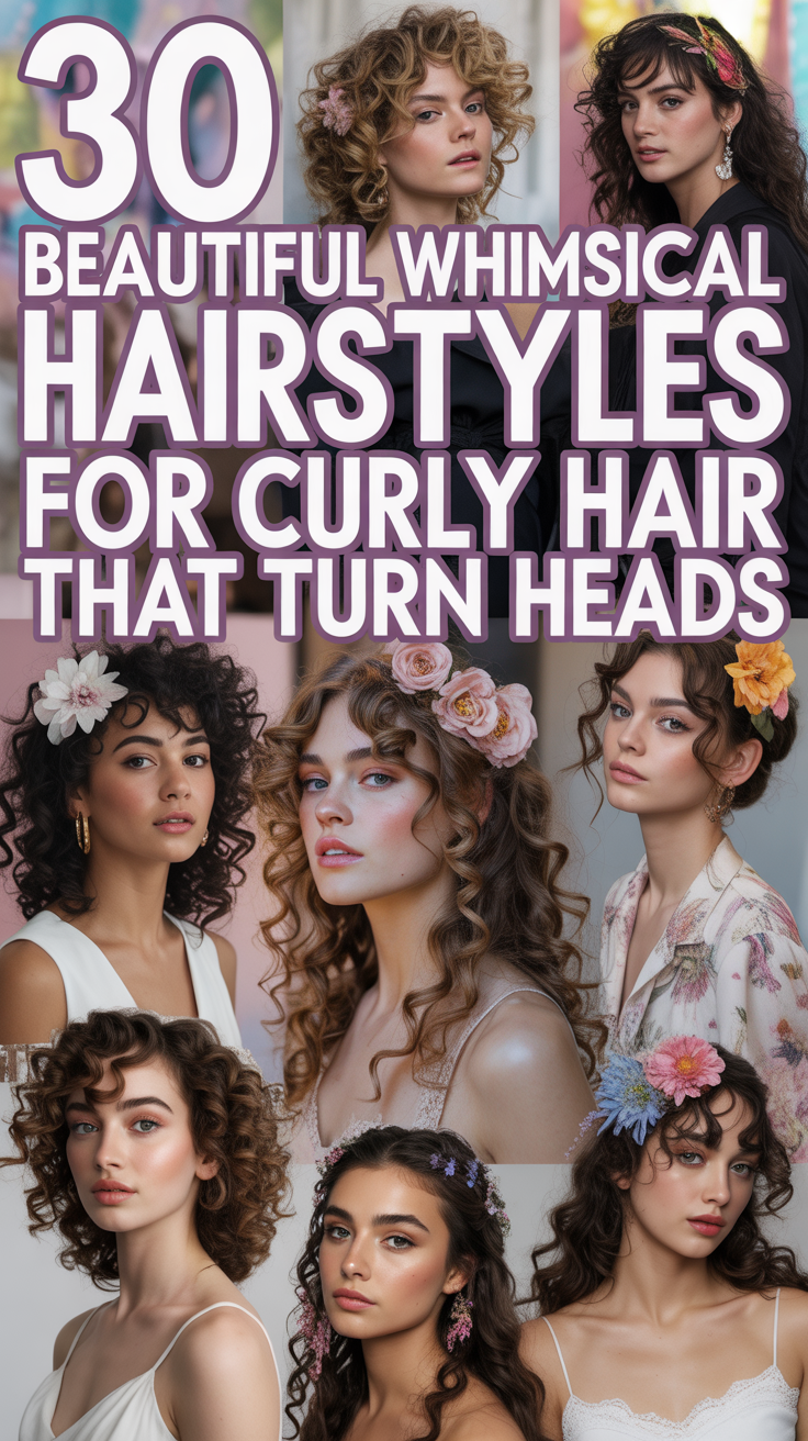 Beautiful Whimsical Hairstyles for Curly Hair That Turn Heads