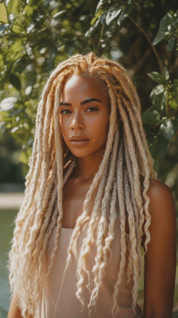 37 Elegant Dreadlock Styles for Women That Inspire Confidence 19 Blonde Dreadlocks