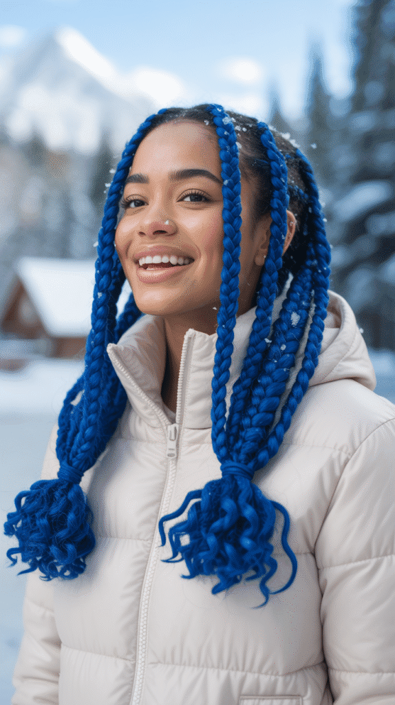 28 Protective Winter Hairstyles for Black Women with 4C Hair 8 Yarn Braids