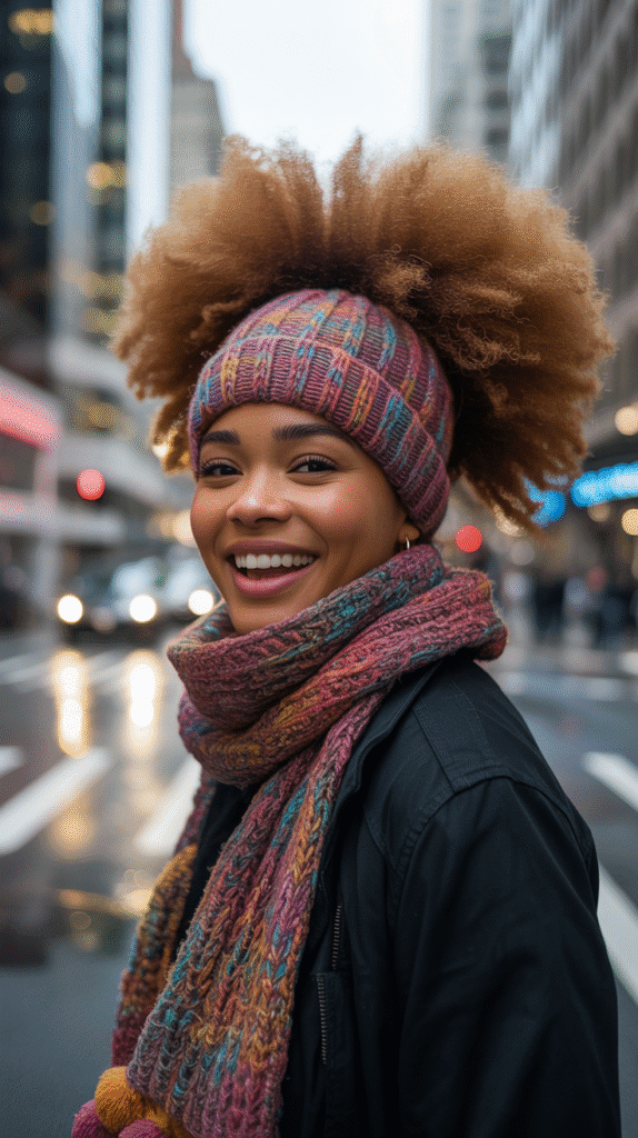 33 Trendy Winter Hairstyles for Black Women in 2025 You'll Fall in Love With 25 Afro Puff