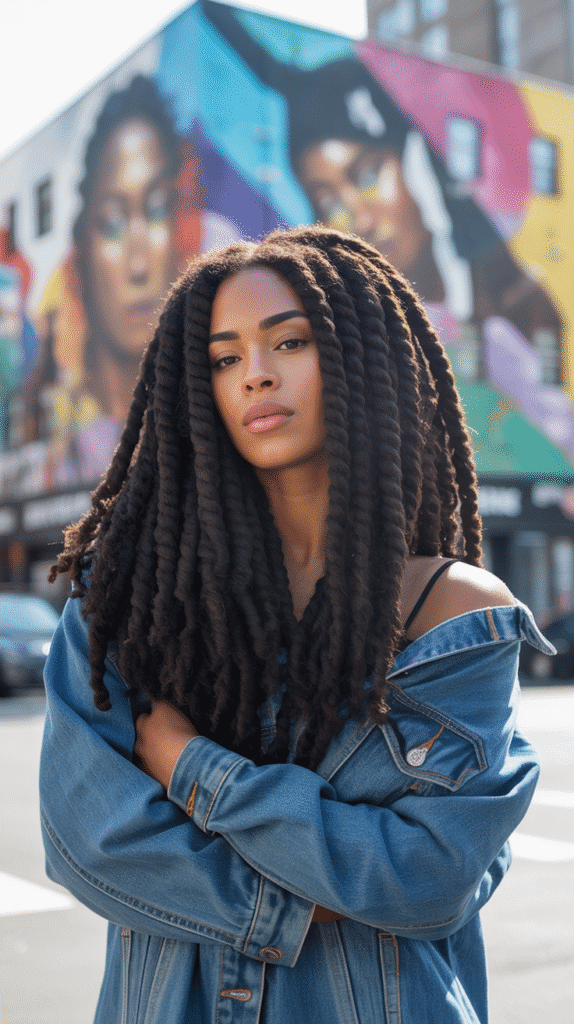28 Protective Winter Hairstyles for Black Women with 4C Hair 15 Chunky Twists