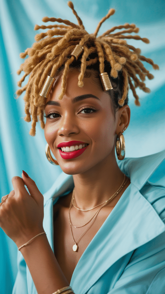 27 Latest Dreadlock Styles for Ladies That Slay Every Look 21 Voluminous High Puff with Dreadlocks