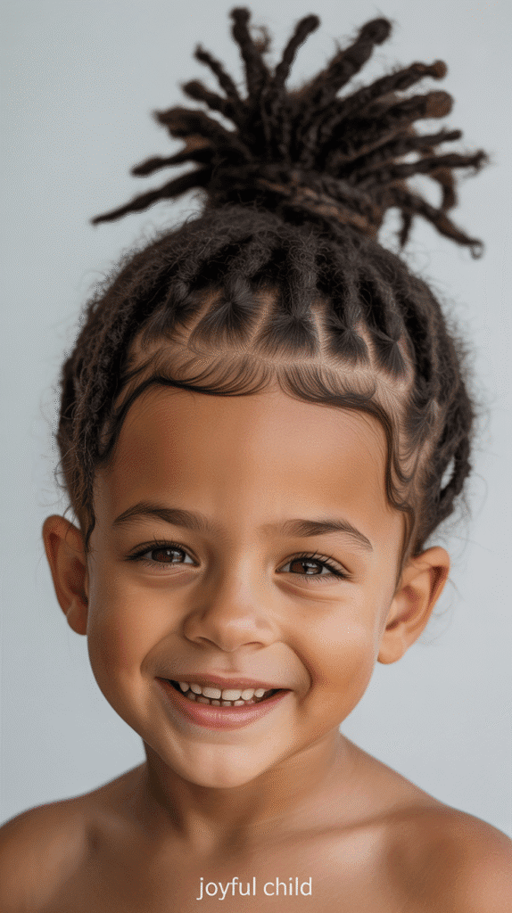 30 Latest Dreadlock Styles for Kids That Are Adorable 7 Top Knot Locs